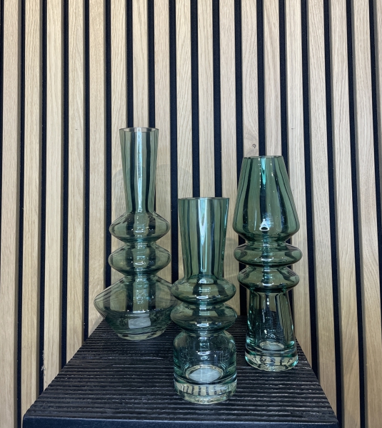 Glas trio Green